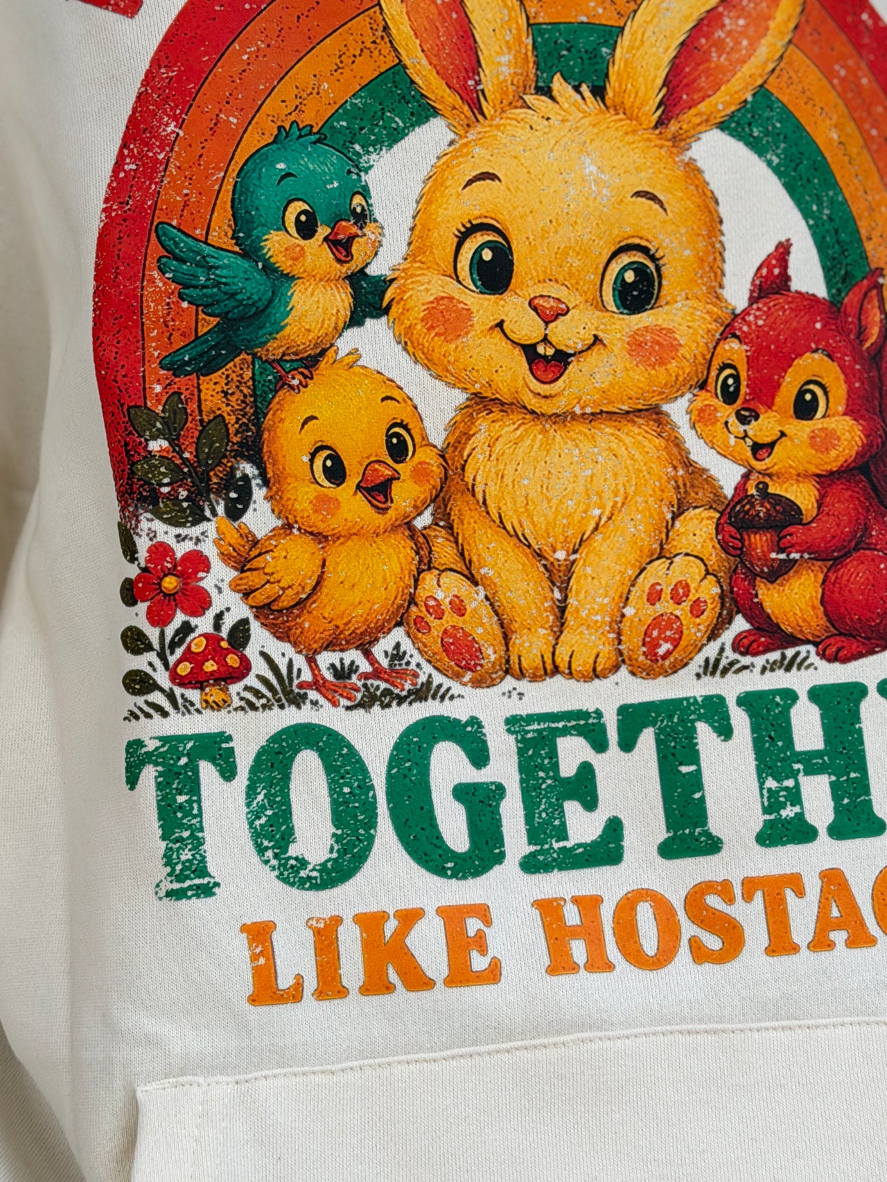 We're all in this together Hoodie- Sweet Cream