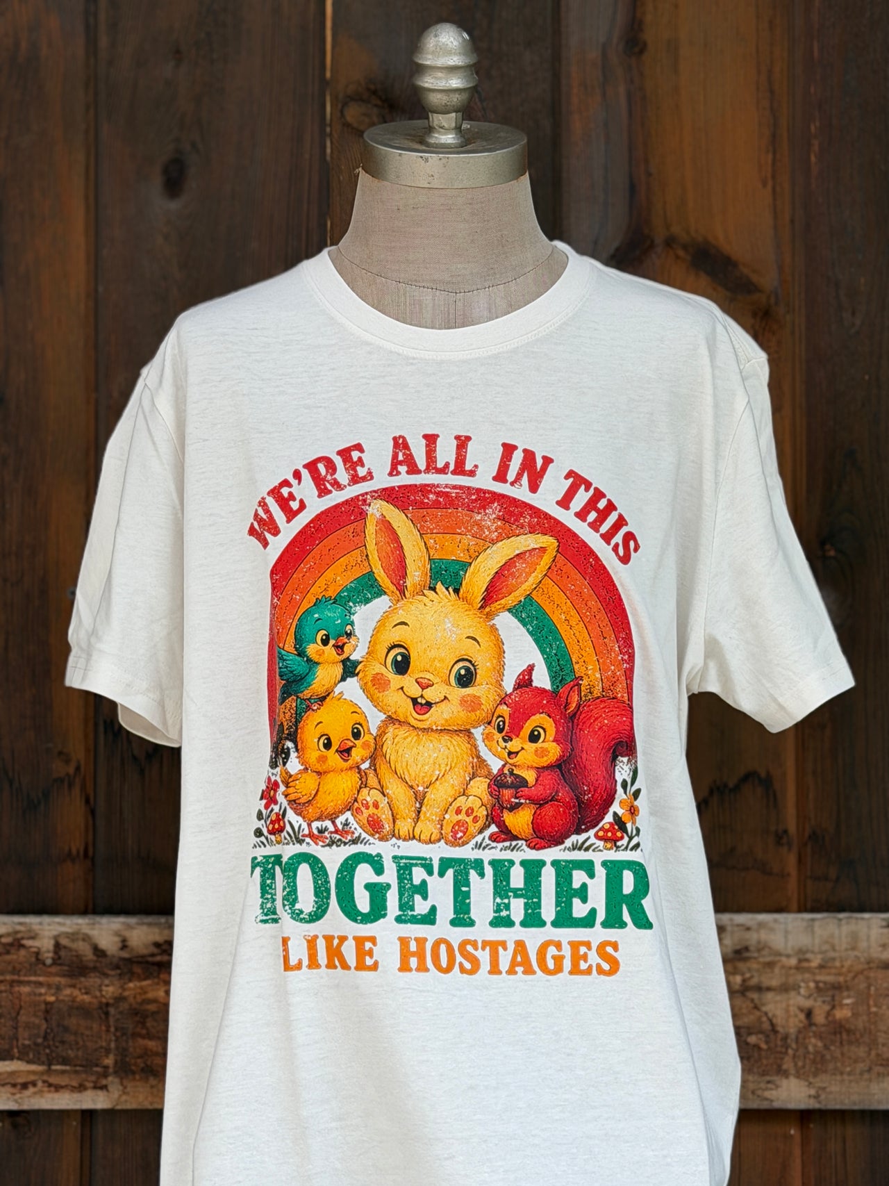 We're all in this together Tee- Sweet Cream