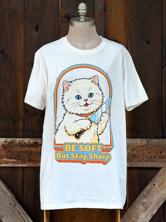 Stay Sharp Tee- Sweet Cream