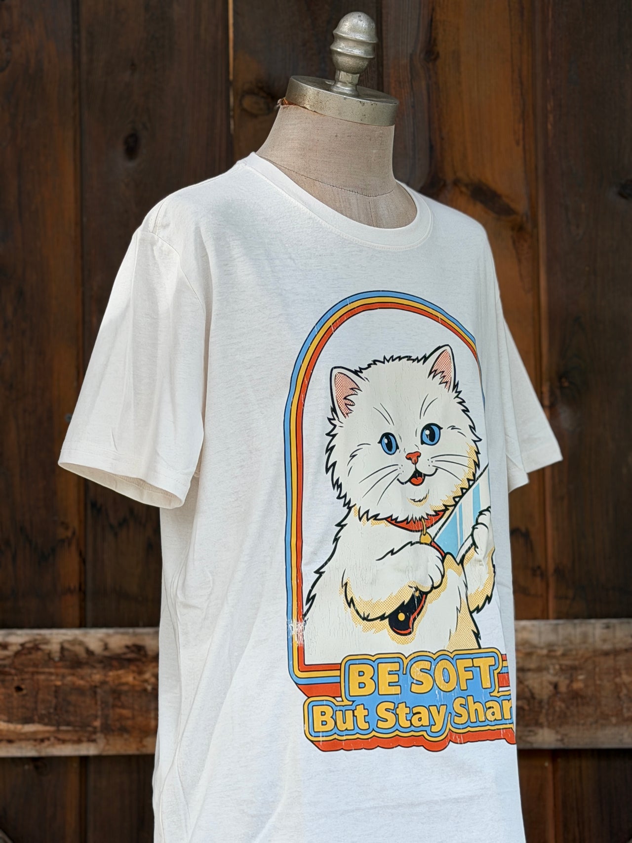Stay Sharp Tee- Sweet Cream
