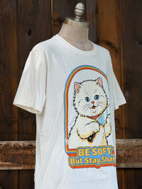 Thumbnail for Stay Sharp Tee- Sweet Cream