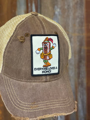 Life of the Party Hat- Distressed Brown Snapback