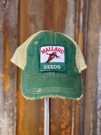 Thumbnail for Mallard Seed Hat - Distressed Kelly Green Snapback