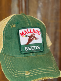 Thumbnail for Mallard Seed Hat - Distressed Kelly Green Snapback