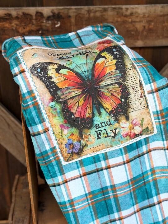 Spread Your Wings and Fly Art Flannel