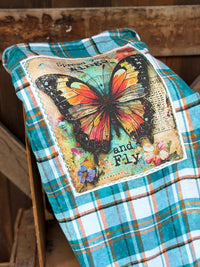 Thumbnail for Spread Your Wings and Fly Art Flannel