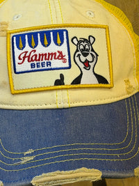 Thumbnail for Hamm's Retro Logo Tri-tone Hat- Blue Brim