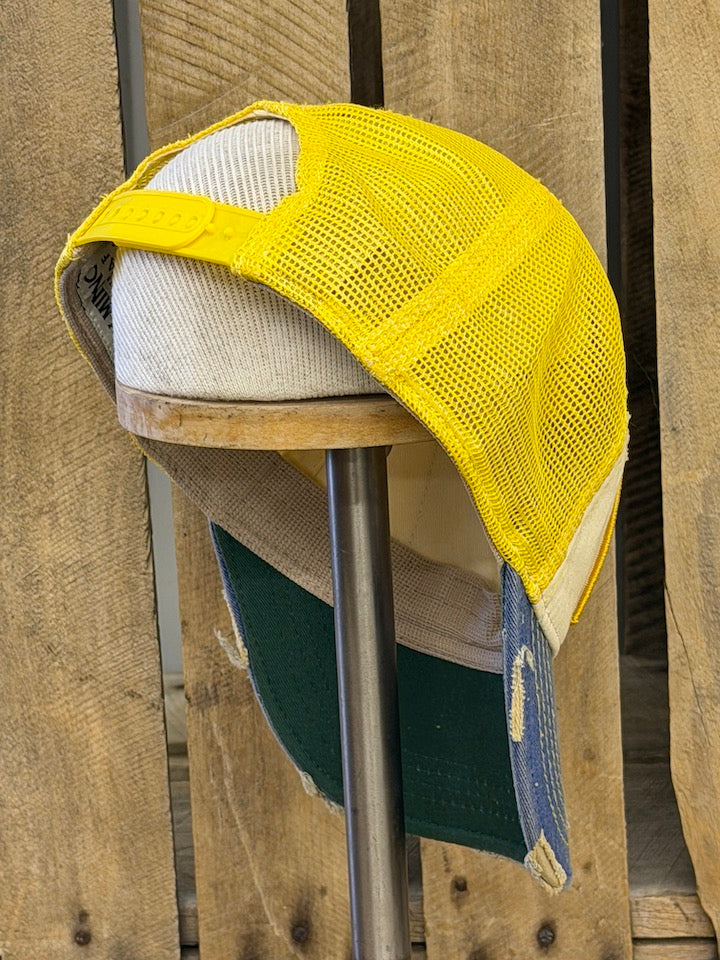 Hamm's Retro Logo Tri-tone Hat- Blue Brim