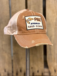 Thumbnail for Pike Seed Corn Hat- Distressed Corn Tassel