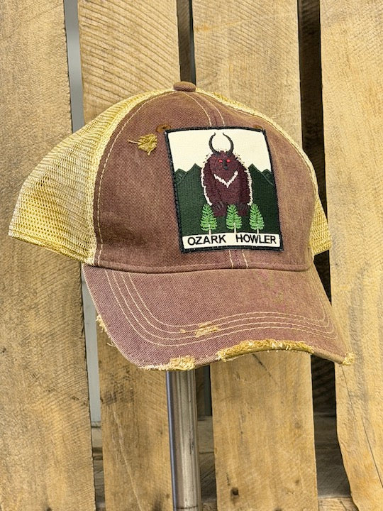 Ozark Howler Cryptid Hat- Distressed Nightshade