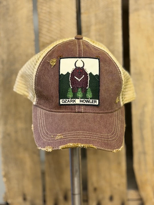 Ozark Howler Cryptid Hat- Distressed Nightshade