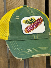 Thumbnail for Seed Corn Retro Hat- Distressed Tri-tone Snapback
