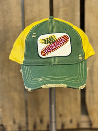 Thumbnail for Seed Corn Retro Hat- Distressed Tri-tone Snapback