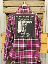 Thumbnail for Get My Flying Monkeys Art Flannel