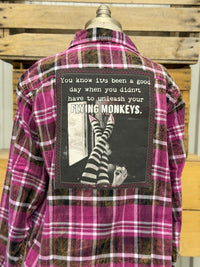 Thumbnail for Get My Flying Monkeys Art Flannel