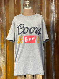 Thumbnail for Coors BANQUET w/ Griffins Tee- Heather Grey