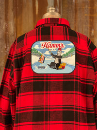 Thumbnail for Hamm's ICE FISHING BEAR Heavyweight Brawny Flannel- CLEARANCE