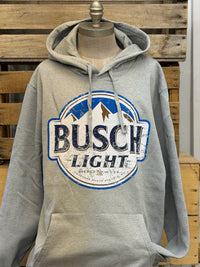 Thumbnail for Busch Light Hoodie- Heather Grey