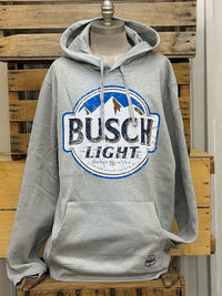 Thumbnail for Busch Light Hoodie- Heather Grey