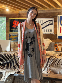 Thumbnail for GOLD DUST WOMAN layering tank dress- Heather Grey