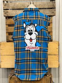 Thumbnail for Hamm's STATE OF MN Bear  Sleeveless Flannel