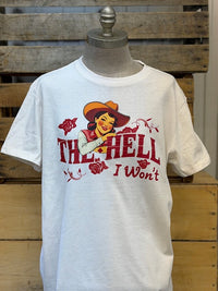 Thumbnail for The Hell I Won't Tee- Sweet Cream