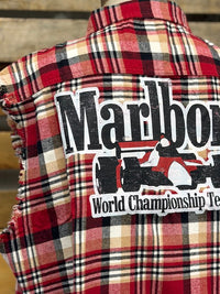 Thumbnail for PIT CREW Sleeveless Flannel