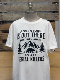 Thumbnail for Adventure is out there Tee- Sweet Cream