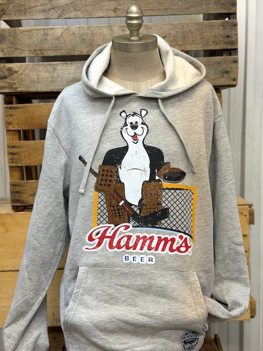 Hamm's HOCKEY GOALIE BEAR Hoodie