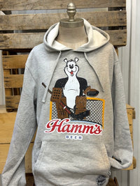 Thumbnail for Hamm's HOCKEY GOALIE BEAR Hoodie
