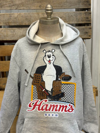 Thumbnail for Hamm's HOCKEY GOALIE BEAR Hoodie