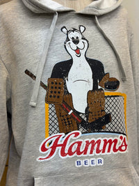 Thumbnail for Hamm's HOCKEY GOALIE BEAR Hoodie