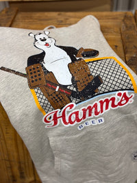 Thumbnail for Hamm's HOCKEY GOALIE BEAR Hoodie