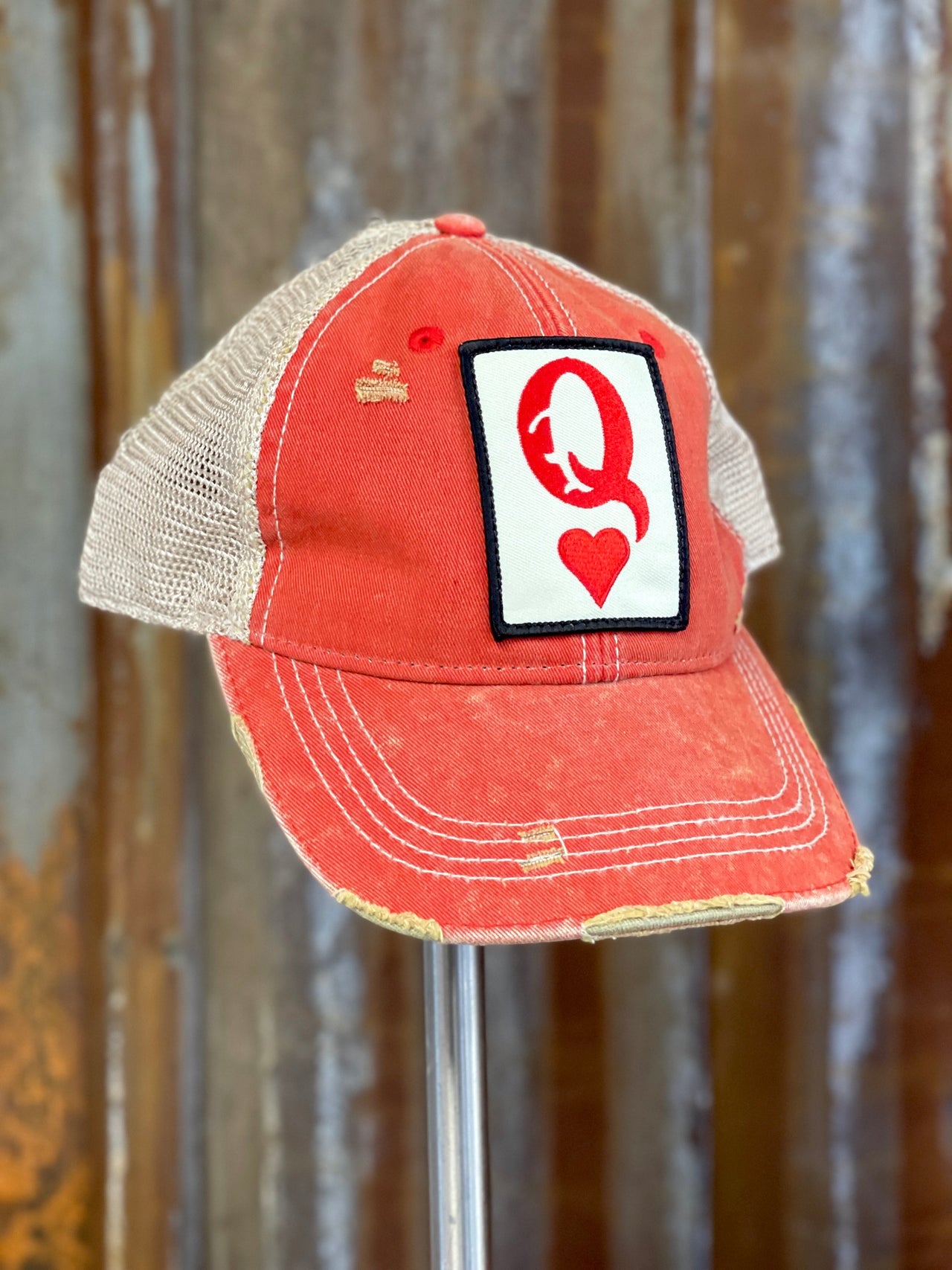 Queen of Hearts Hat Angry Minnow Vintage