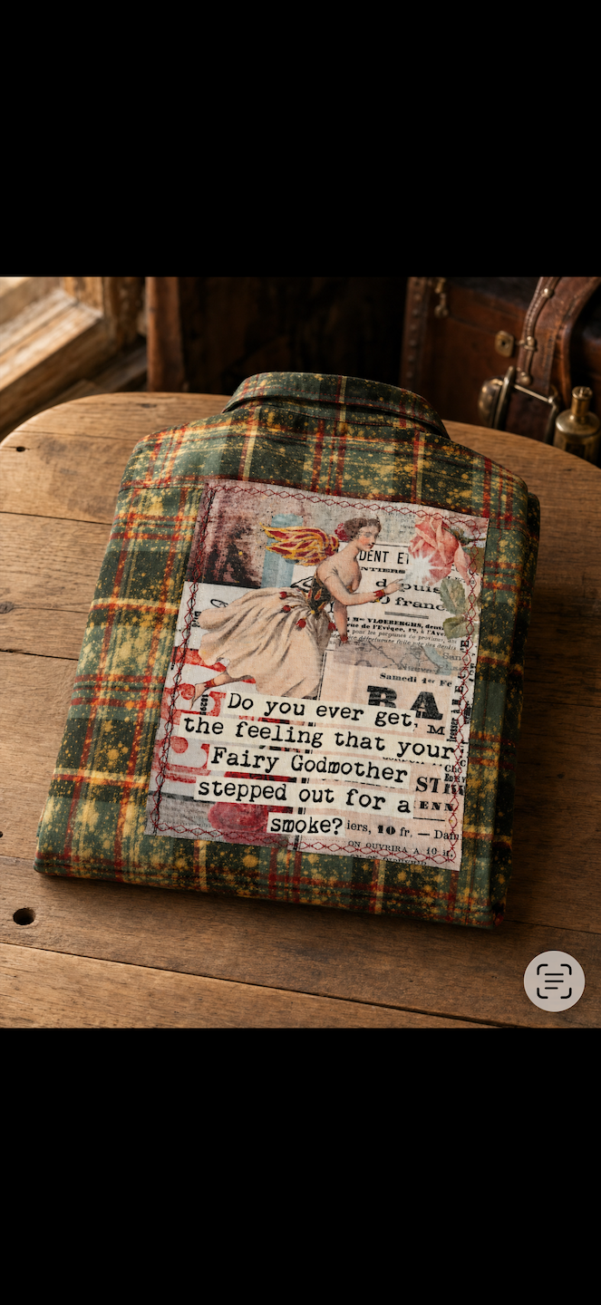 FAIRY GODMOTHER Art Flannel