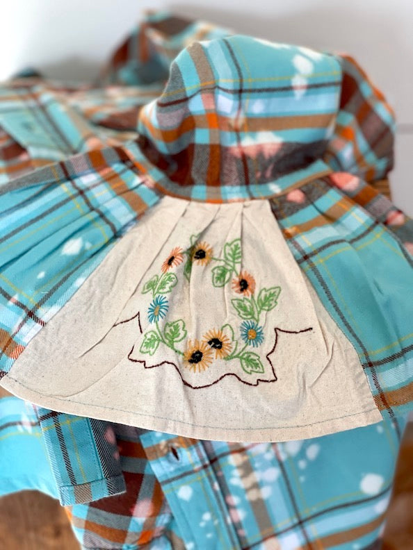 Flared Sleeve Flannel- FLORIDA KEYS