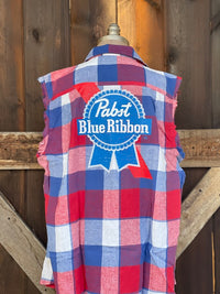 Thumbnail for Pabst Sleeveless O.G. Flannel