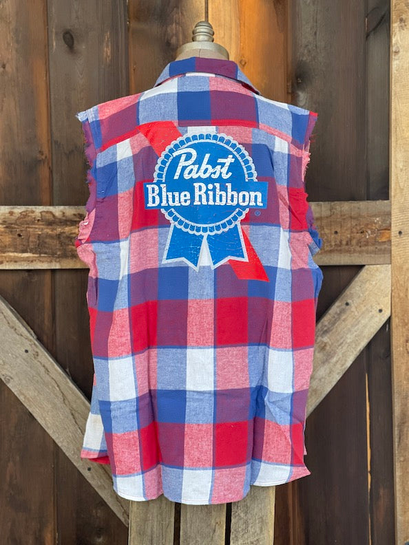 Pabst Sleeveless O.G. Flannel
