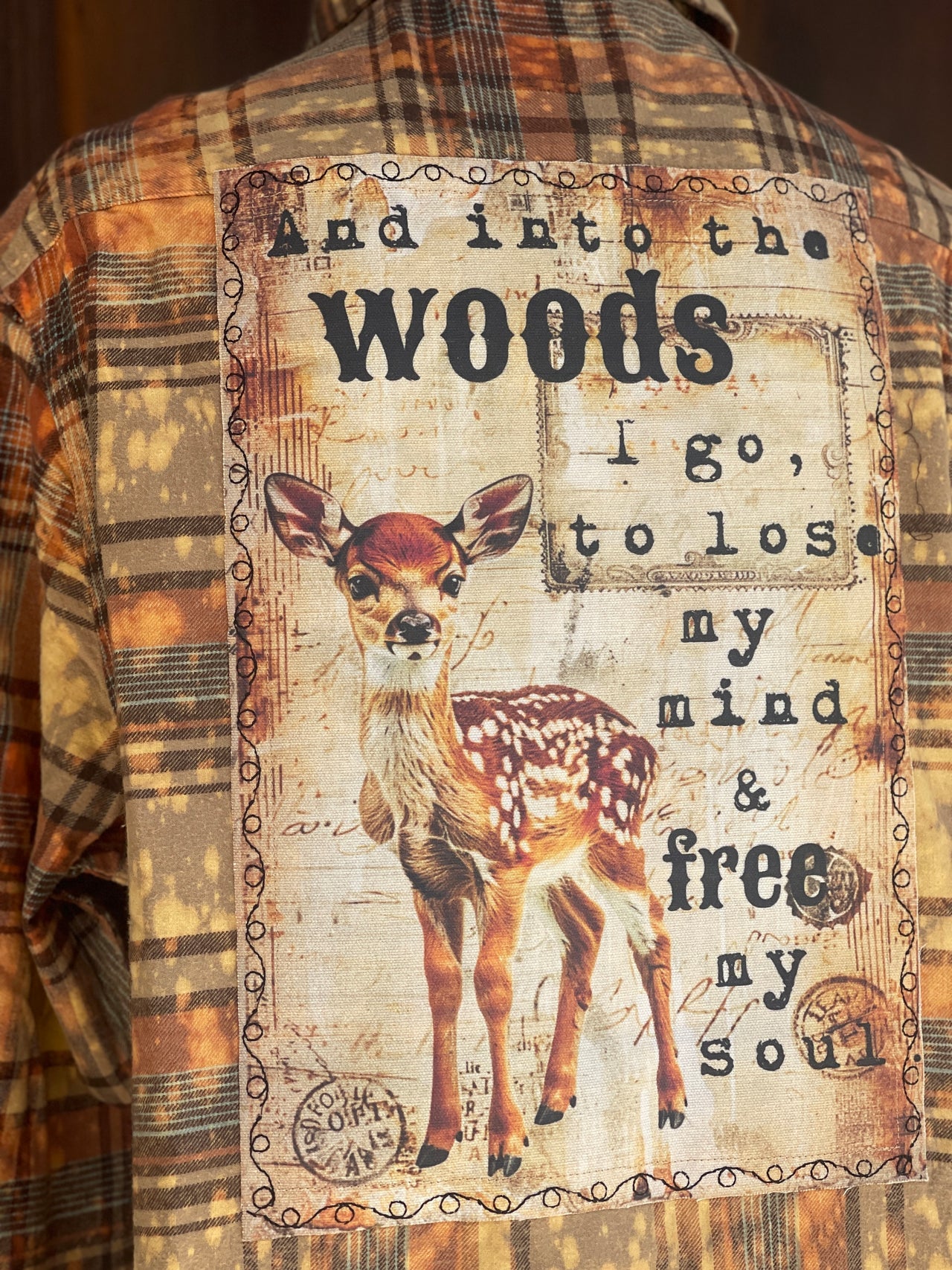 INTO THE WOODS Art Flannel