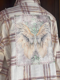 Thumbnail for WINGING IT Art Flannel