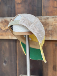 Thumbnail for 'The Dew Crew' Mountain Dew Hat- Distressed Citrus Yellow Snapback