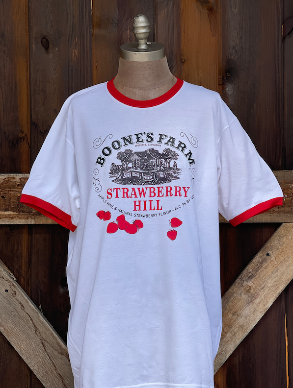 House Party Ringer Tee- Red/ White
