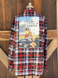 Thumbnail for Thelma & Louise Roadtrip  Flannel- R/W/B