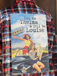 Thumbnail for Thelma & Louise Roadtrip  Flannel- R/W/B
