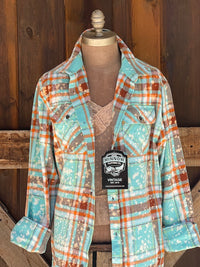 Thumbnail for Gator Girl Florida Flannel- Distressed Lake Tahoe