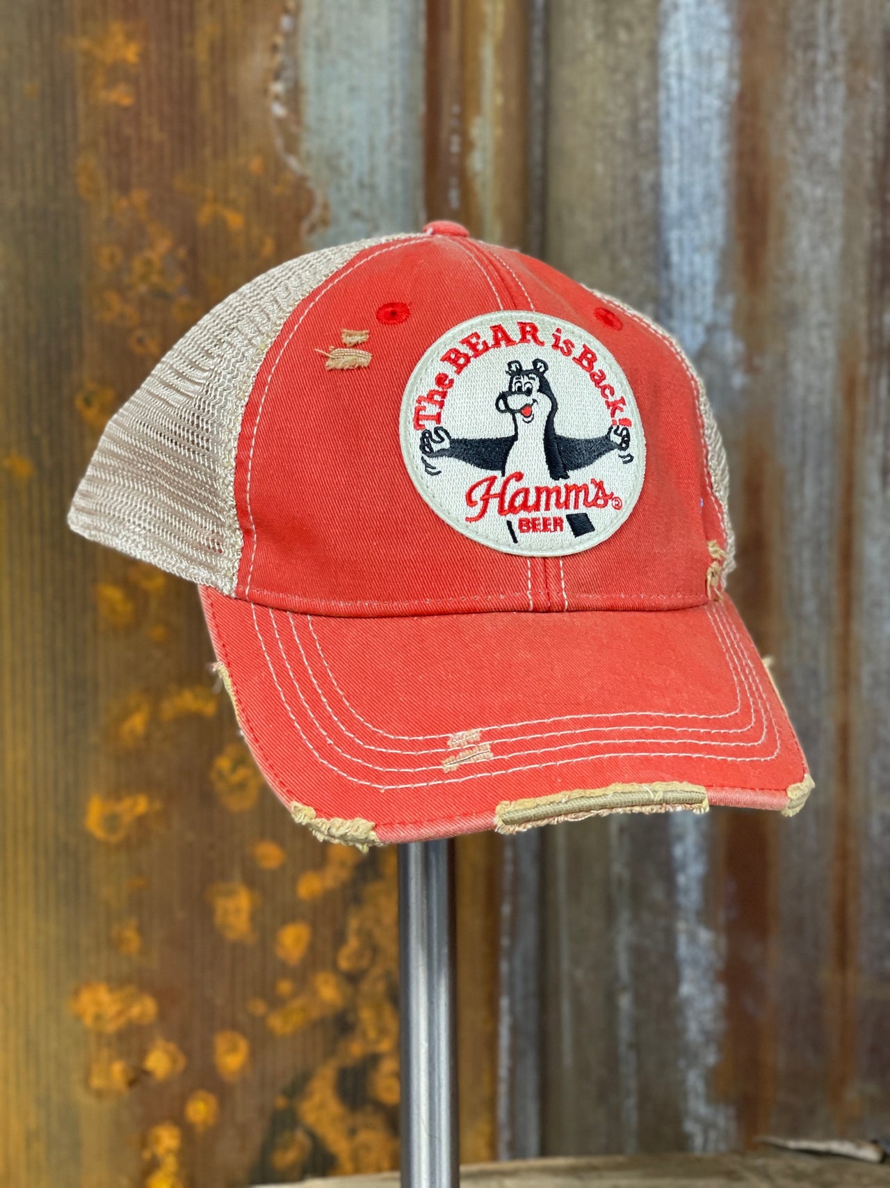Hamm's Beer The Bear is Back hat Angry Minnow Vintage