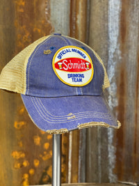 Thumbnail for Schmidt Team Member Hat- Distressed Royal Blue Snapback