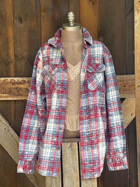 PLANNING MY NEXT ATTACK ART FLANNEL