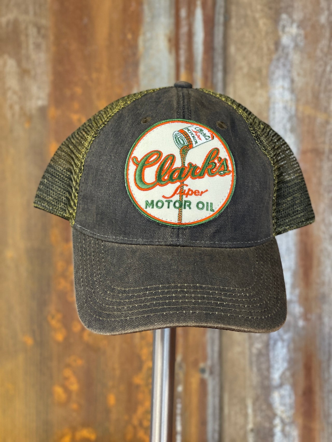 Motor Oil hats Angry Minnow Clothing Co