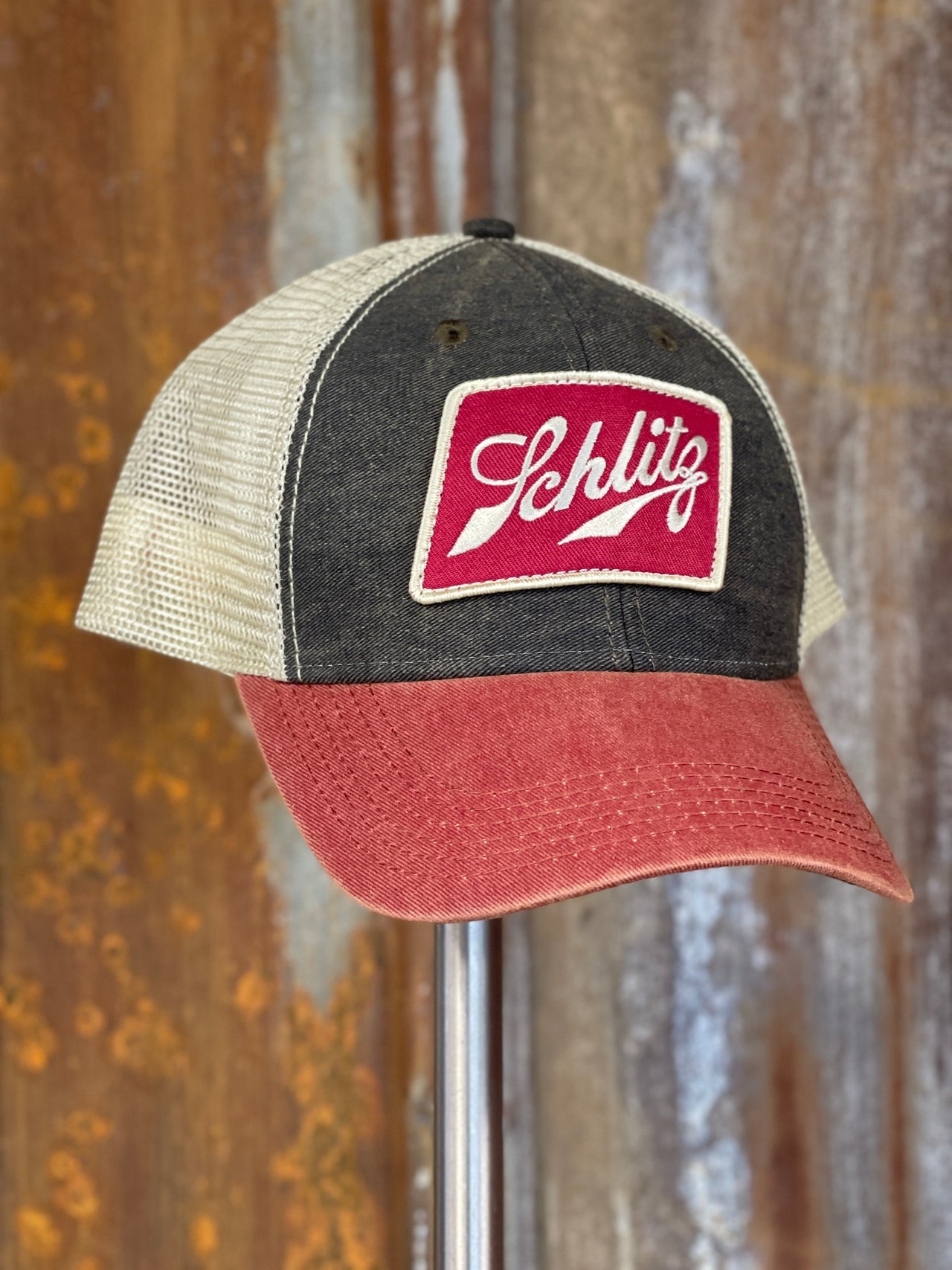 Schlitz Beer Retro Style hat Angry Minnow Vintage
